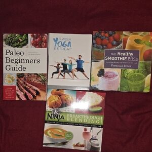 Ninja Breakthrough Blending Cookbook with Colorful Covers